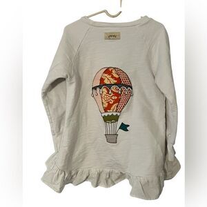 Persnickety Girls Ruffle hi lo Hot Air Balloon Shirt Size 6